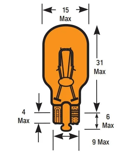 921A 958 WY16W OEM Replacement Bulbs (10 PACK)
