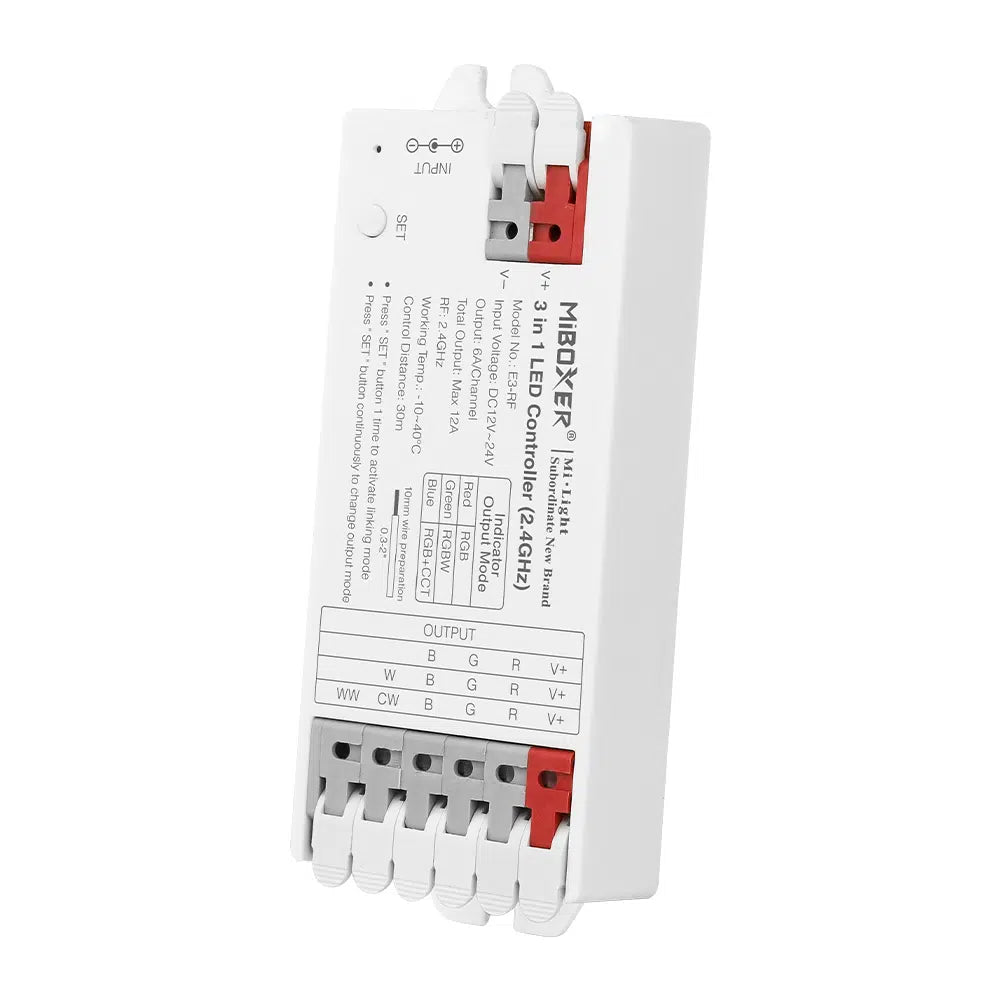 Mi Boxer RGB RGBW CCT 2.4G RF 3 in 1 Receiver E3-RF