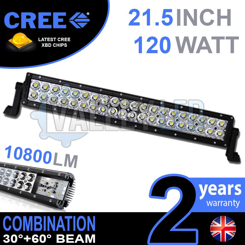 21.5" 120w Cree Combo Straight LED Light Bar