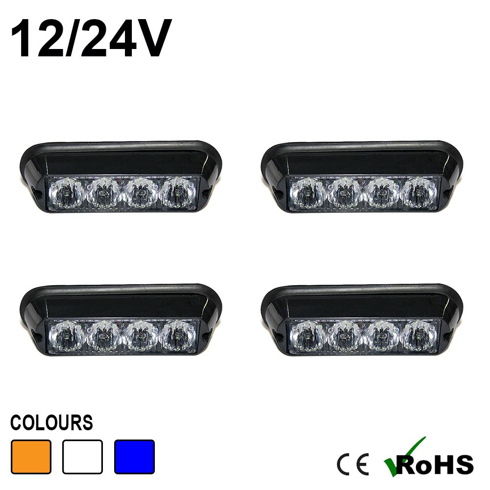 4 LED Warning Modules (4 PACK)