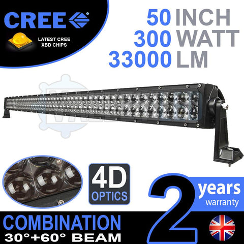 52" 4D 300w Cree Combo LED Light Bar