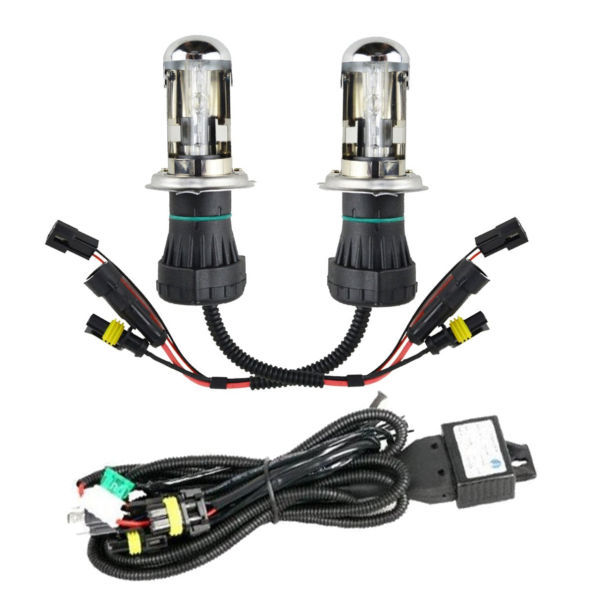 35w H4 Metal Base HID Bulbs (PAIR)