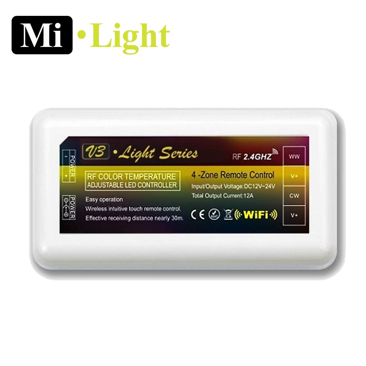 Milight CCT 2.4G RF 4 Zone Receiver FUT035