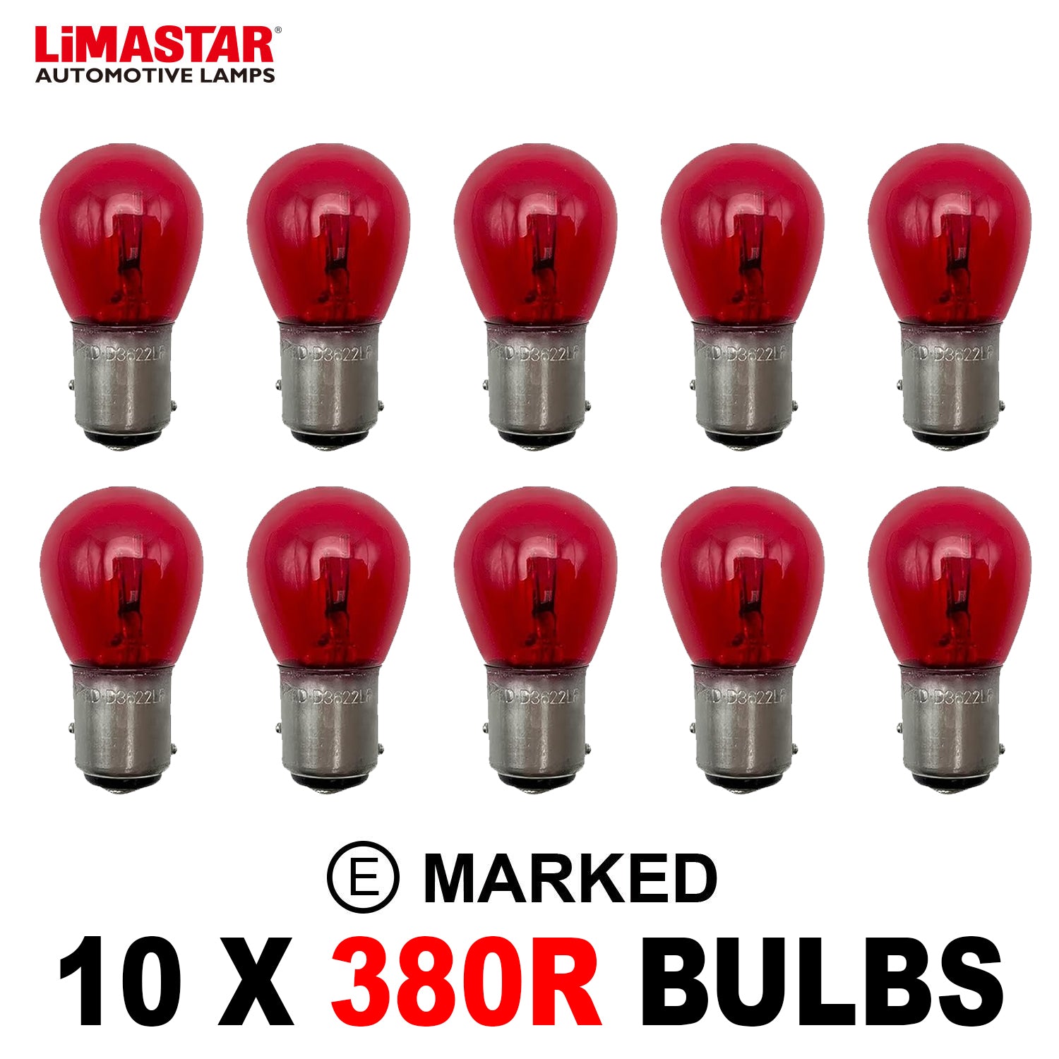 380R P21/5W OEM Replacement Bulbs (10 PACK)