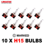 H15 715 15/55w OEM Replacement Bulbs (10 PACK)
