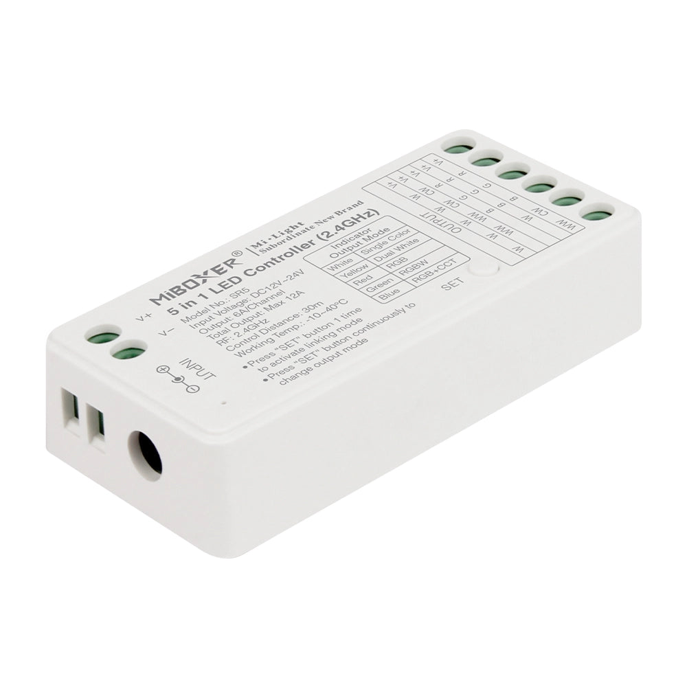 Mi Boxer RGB RGBW CCT 2.4G RF 5 in 1 Receiver SR5