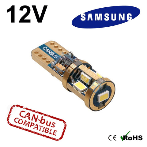 12v 501 14k Samsung 9 SMD LED Bulb (canbus)