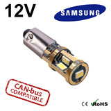 12v BAX9s 434 H6W Samsung LED Bulb (canbus)