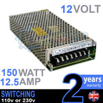 12V DC 150w 12.5A 230v 110v Switching Power Supply