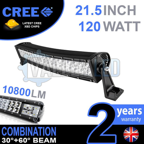 21.5" 120w Cree Combo Curved LED Light Bar