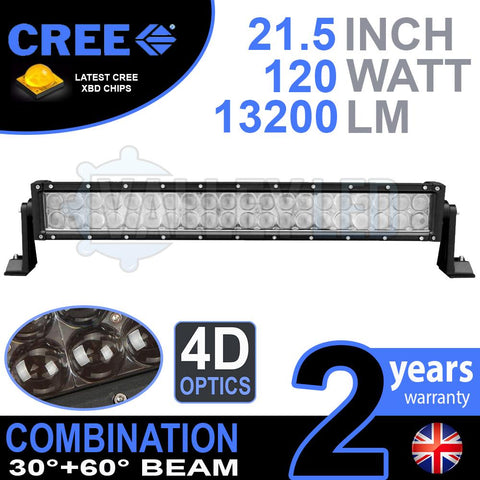 21.5" 4D 120w Cree Combo LED Light Bar