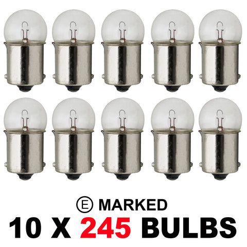 245 R10W OEM Replacement Bulbs (10 PACK)