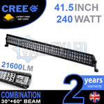 41.5" 240w Cree Combo Straight LED Light Bar