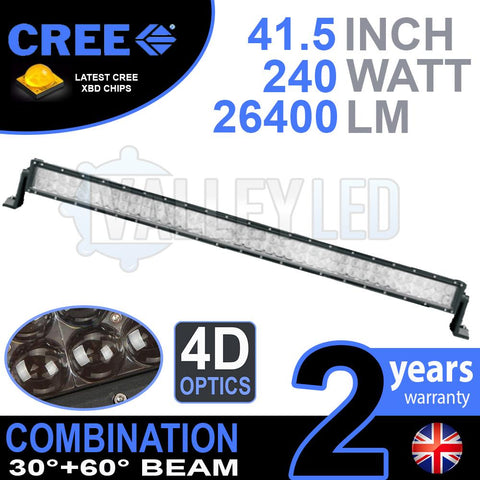 41.5" 4D 240w Cree Combo LED Light Bar