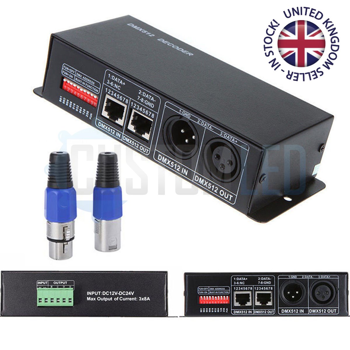 Control4 Dmx Controller 4 Channel DMX Decoder RGBW LED Controller