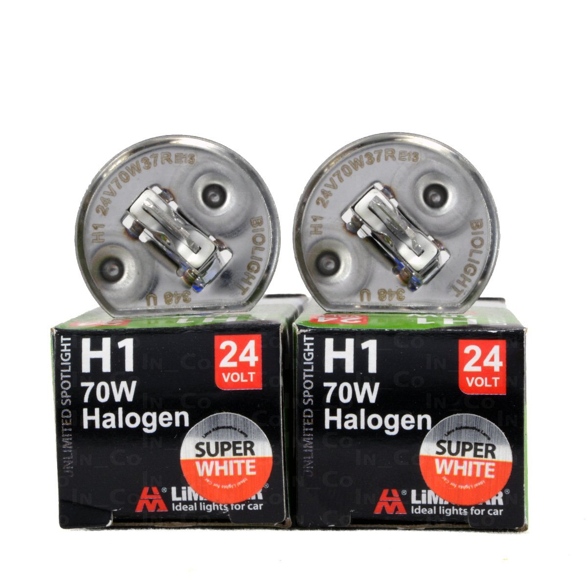 24v H1 100w 466 Limastar Xenon White Halogen Bulbs