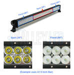 41.5" 240w Cree Combo Straight LED Light Bar