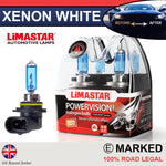 HB4 9006 55w Limastar Xenon White Halogen Bulbs (PAIR)