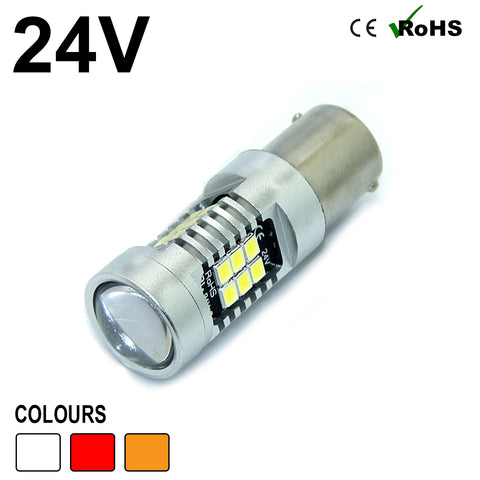 24v 241 BA15s 21 SMD LED Bulb