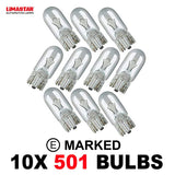 501 W5W OEM Replacement Bulbs (10 PACK)