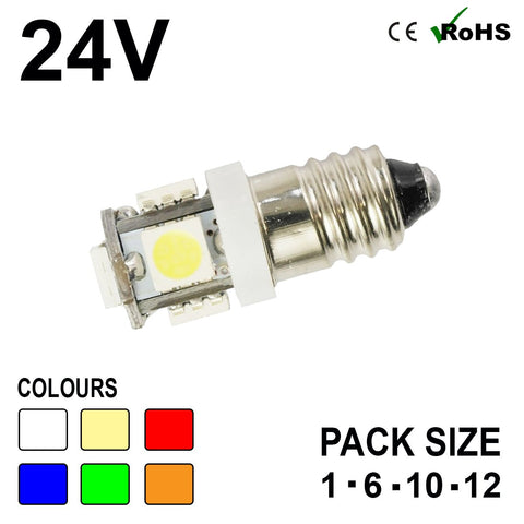 24v E10 Mes 993 5 SMD LED Bulb