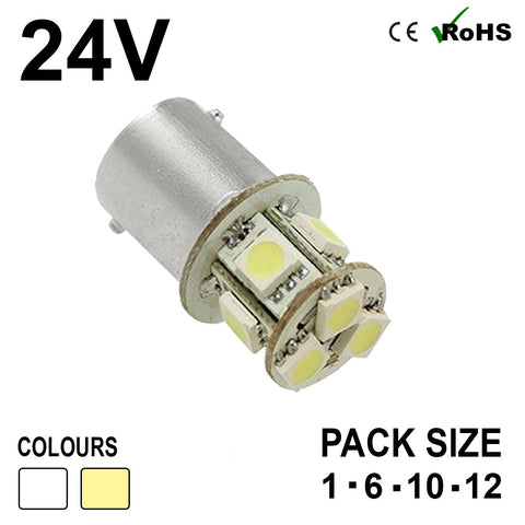 24v 150 BA15d 8 SMD LED Bulb