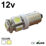 12v BA9s 233 T4W 5 SMD LED Bulb