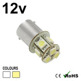 12v 207 BA15s 8 SMD LED Bulb