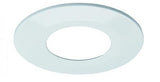Fire Rated White / Nickel Cast GU10 Tilting Downlight