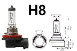 H8 708 35w Limastar Xenon White Halogen Bulbs (PAIR)