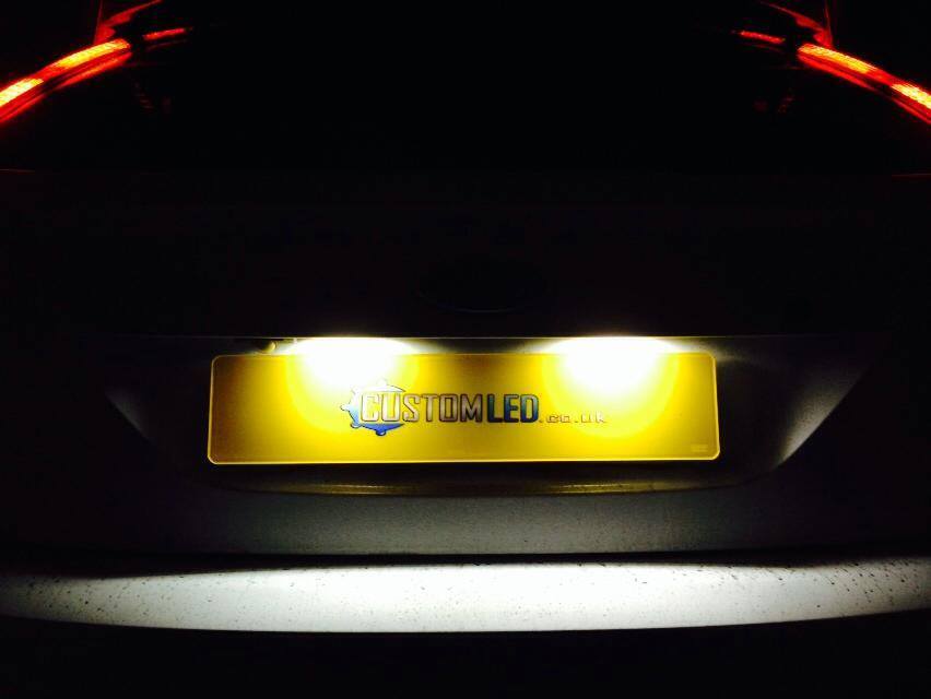 Fiat 500 LED Plate Housings (PAIR)